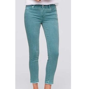Loft Modern Skinny Crop Raw Hem Jean